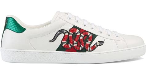 gucci shoes mens ace|Gucci ace snakes.